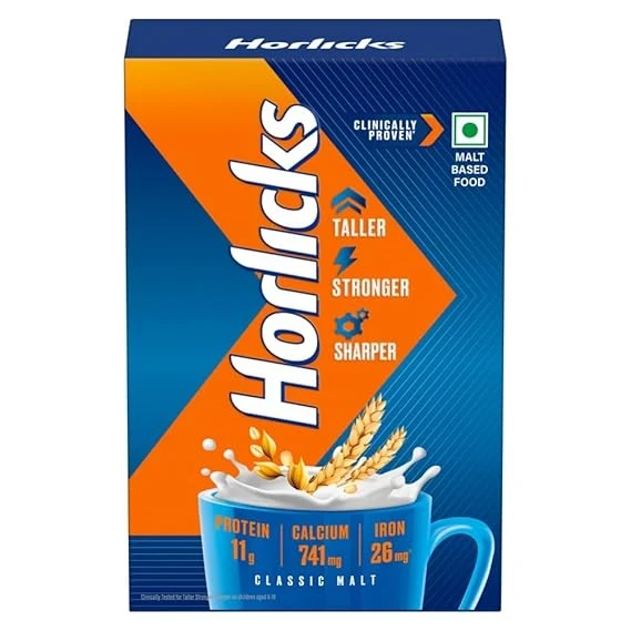 Horlicks Nutrition Drink Refill - 1 Kg - Classic Malt - Clinically Proven to mak