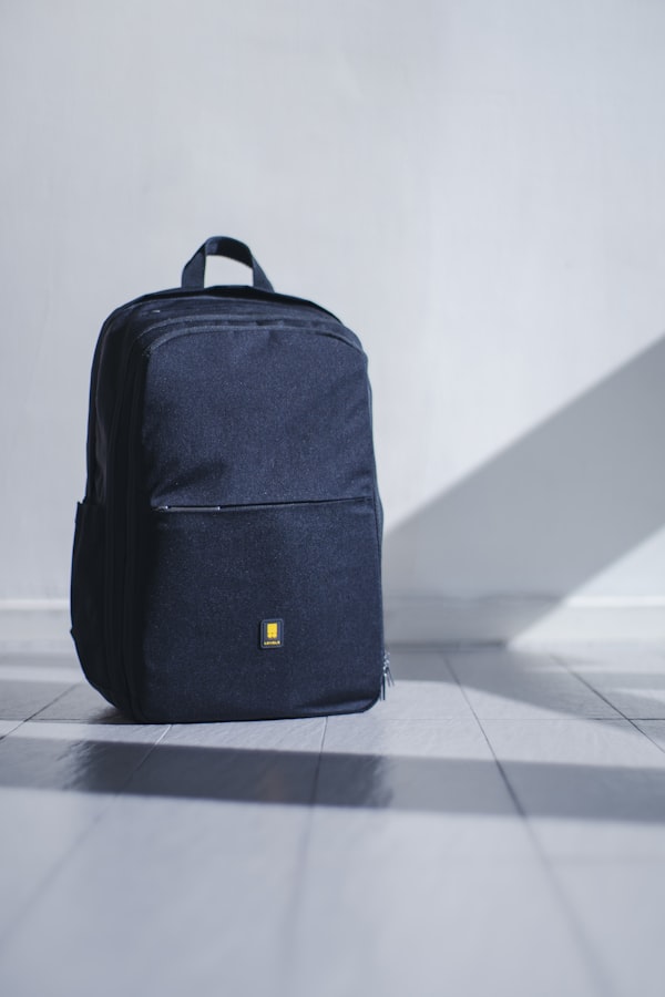 Unisex Casual Minimalist Waterproof Canvas Laptop Backpack